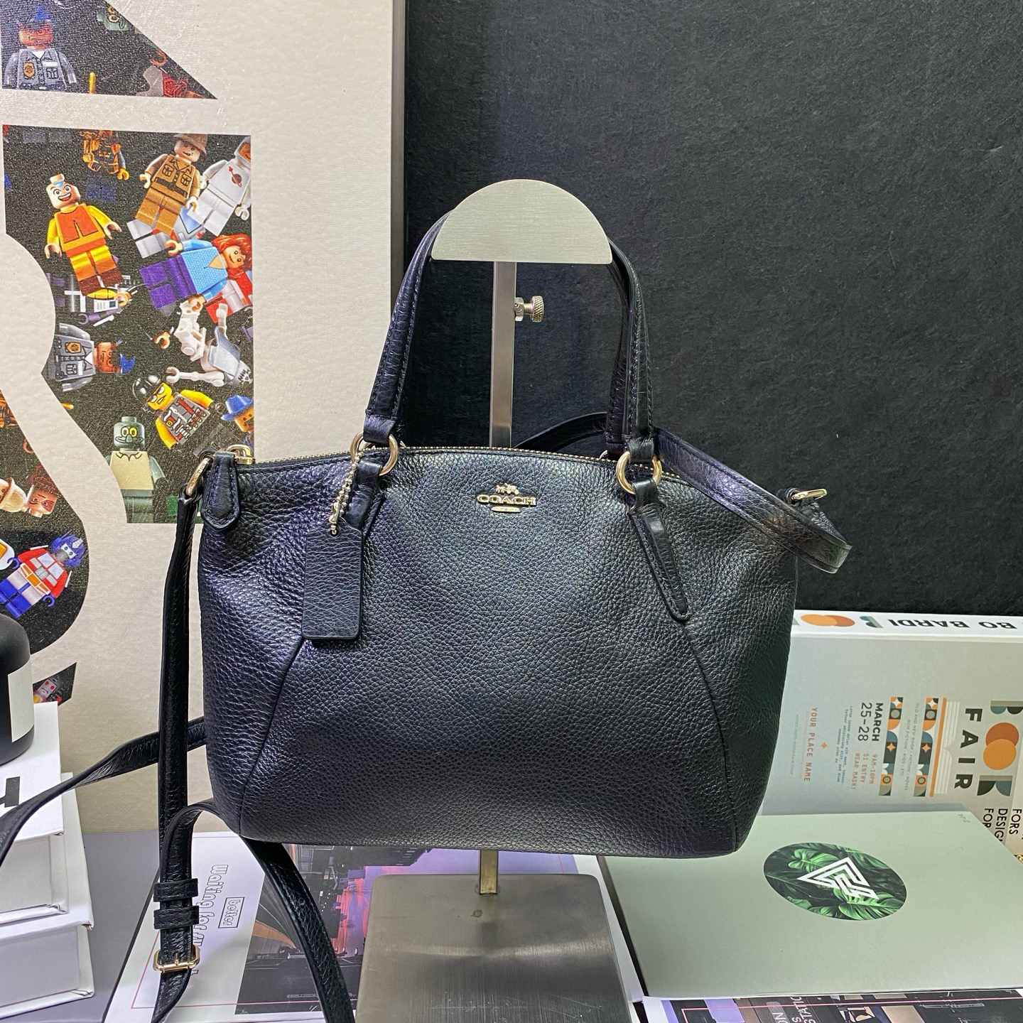 95新 COACH/蔻驰 22869斜挎包21*17