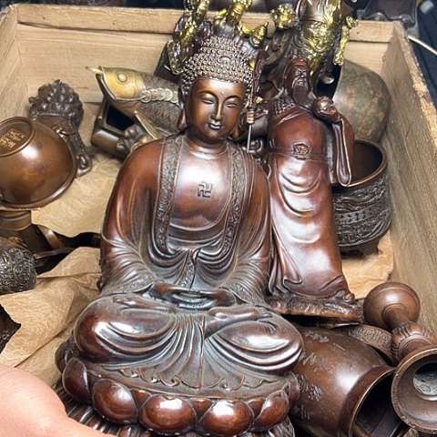 铜制工艺把玩摆件