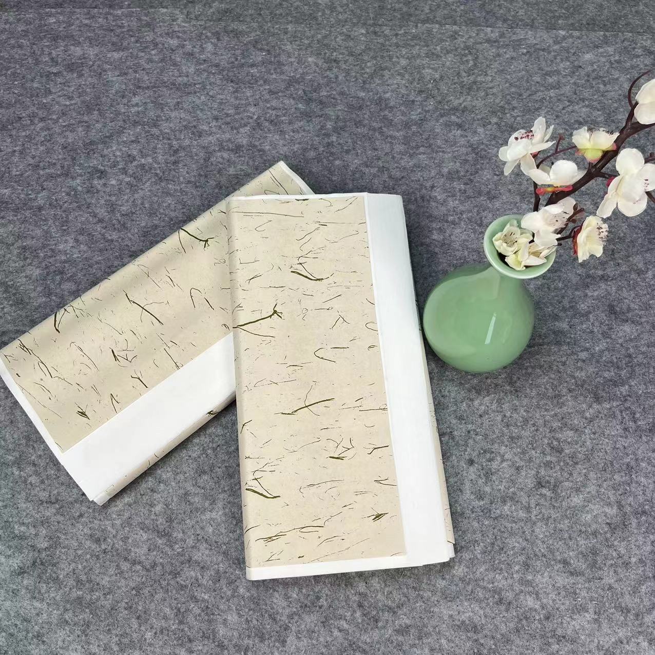 小刀头四尺六开34*45cm白色熟宣100张工笔画专用