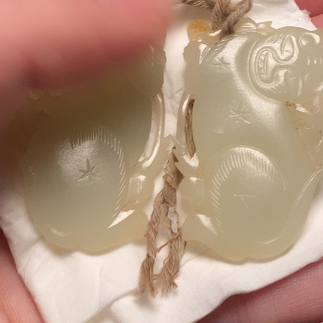 水***爷和田玉未镶嵌挂件