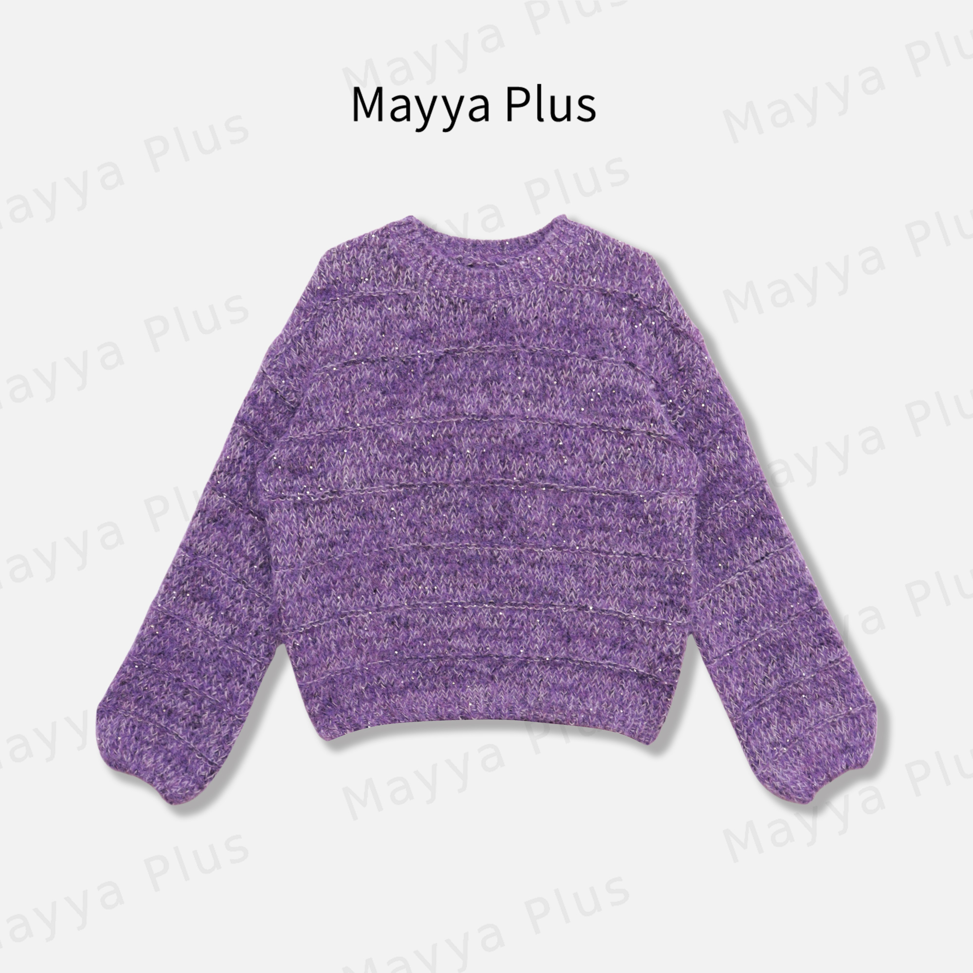 【星璨】气质显瘦毛茸茸毛织上衣32547115