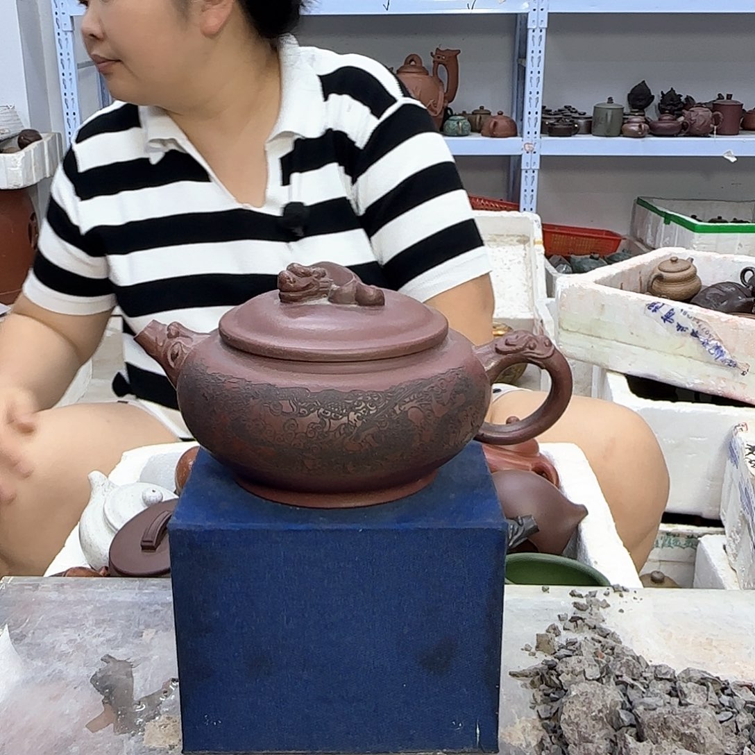 紫砂茶壶宜兴紫砂壶瑕疵处理