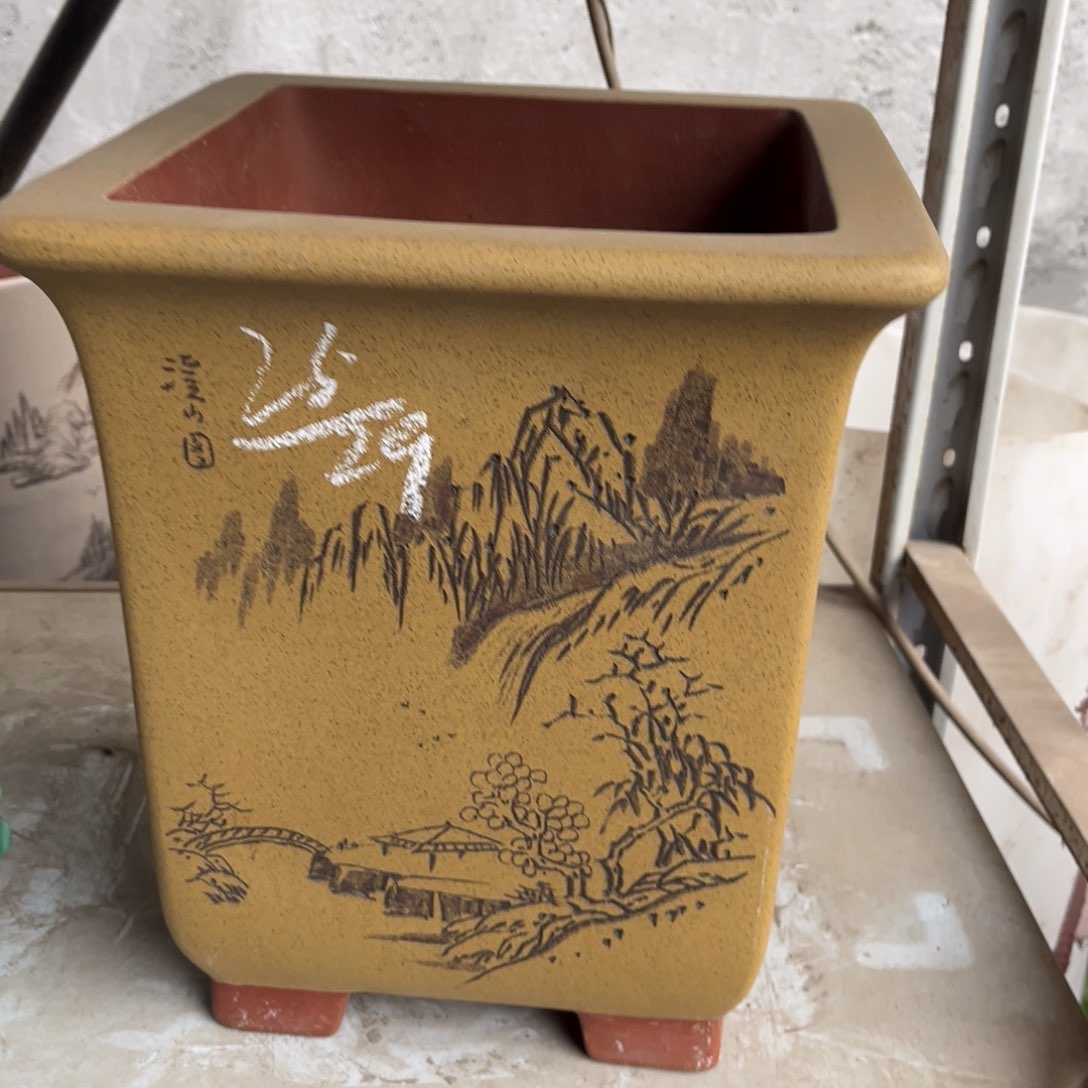 紫砂花盆盆景艺术