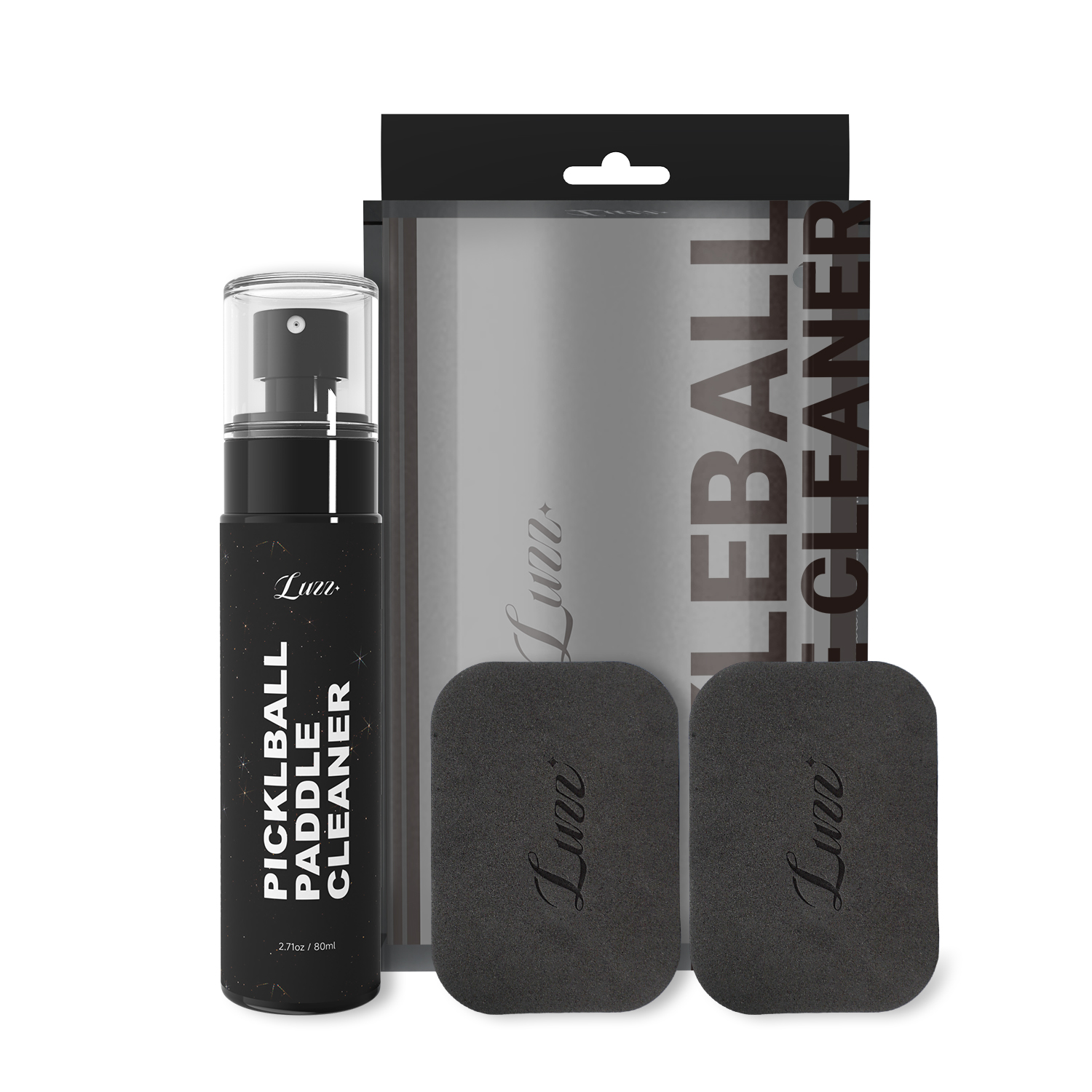 Luzz路兹匹克球拍专用清洁护理液碳纤维pickleball除污渍清洗套装