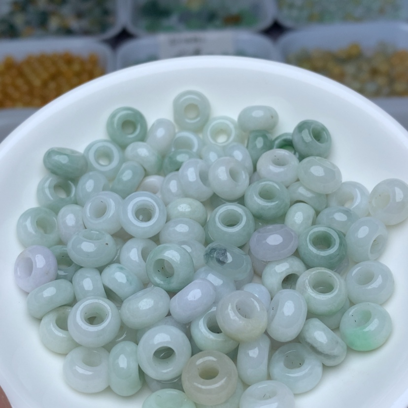 【闪购商品】翡翠手链未镶嵌卡10加厚玉环20个