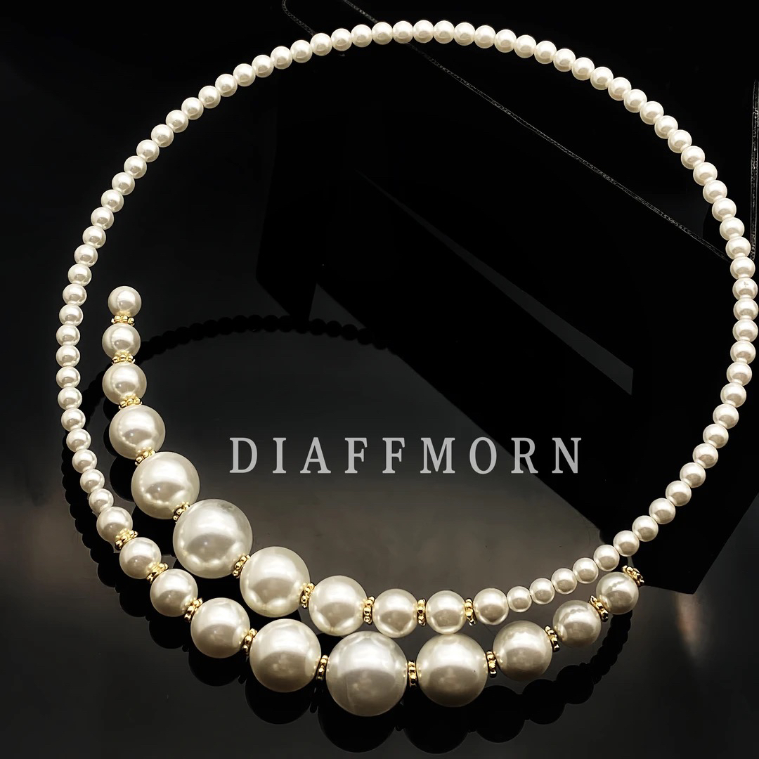 铜合金仿珍珠项链 D·F·M【人鱼泪】气质百搭款珠珠项链