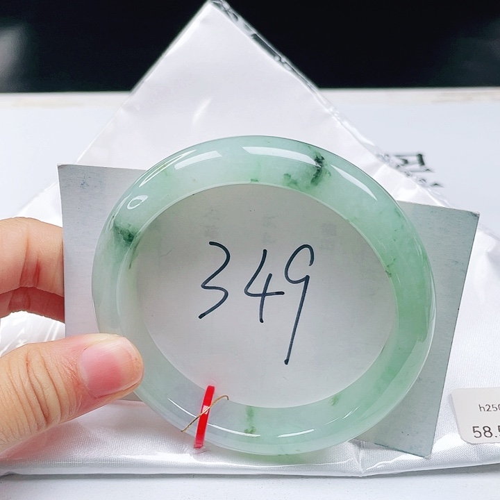 未镶嵌手镯翡翠58+正圈
