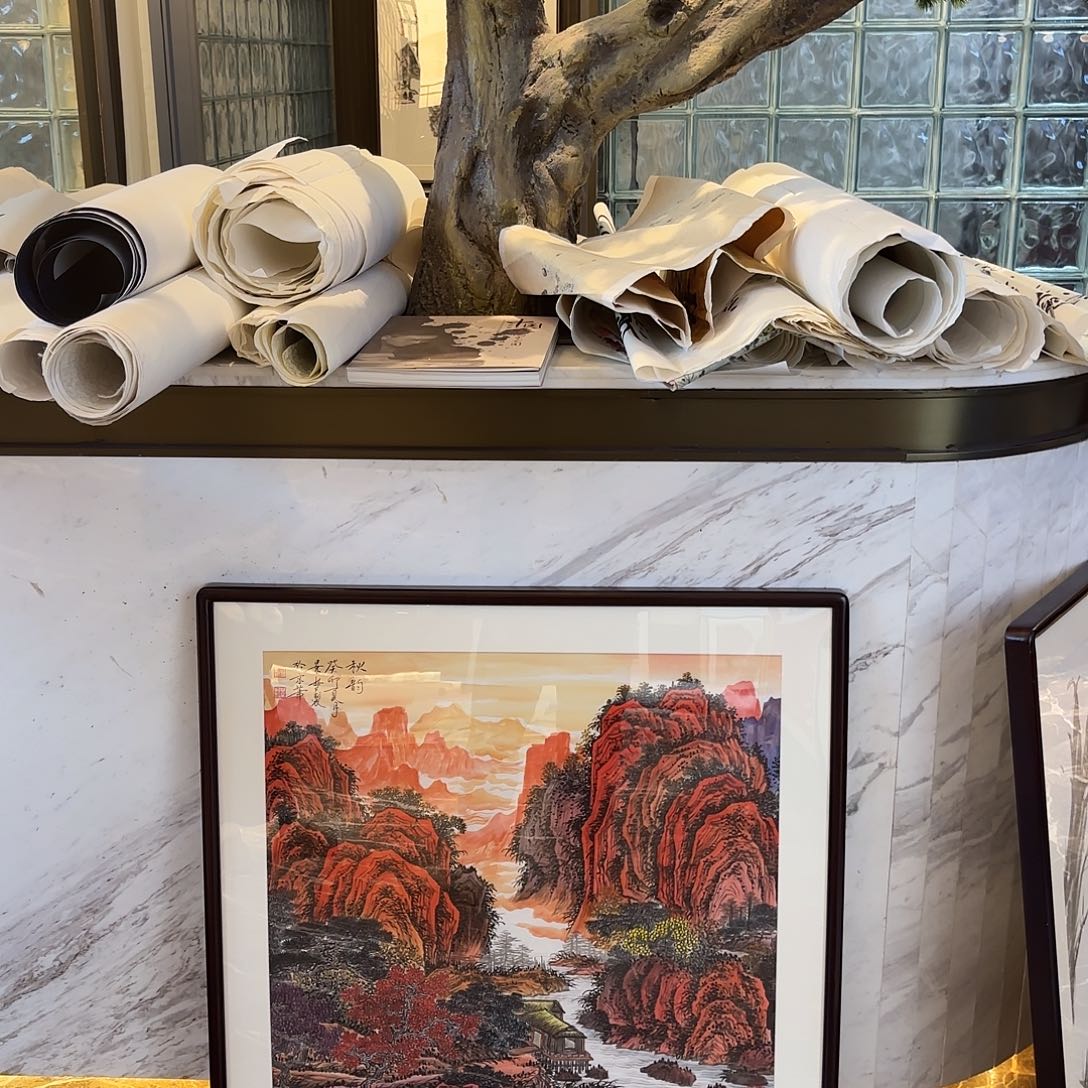意***境横款精品书画作品欣赏