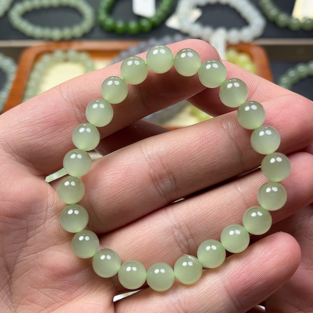 和田玉手链未镶嵌