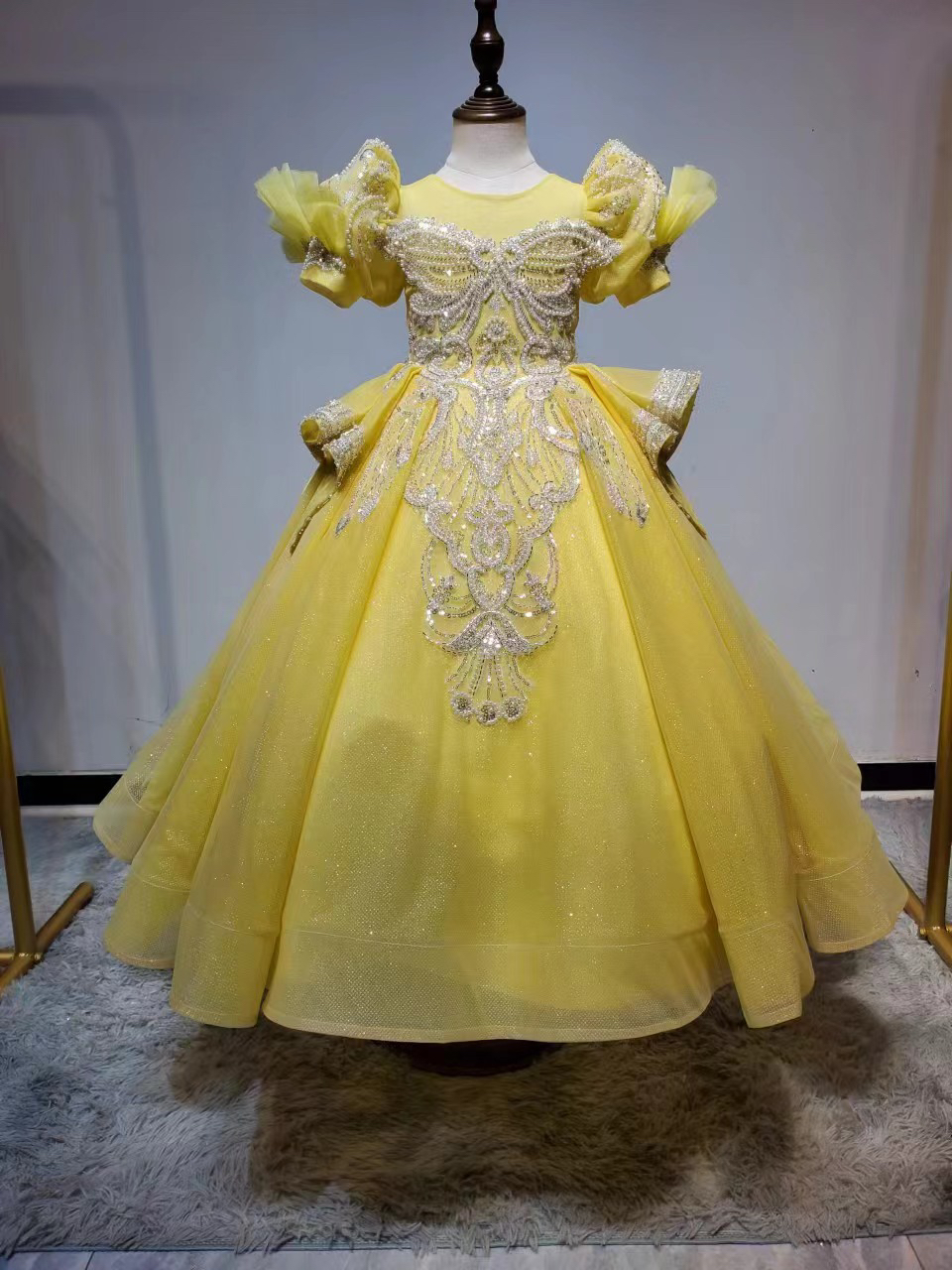 看款不退换儿童女童公主裙演出服花童生日