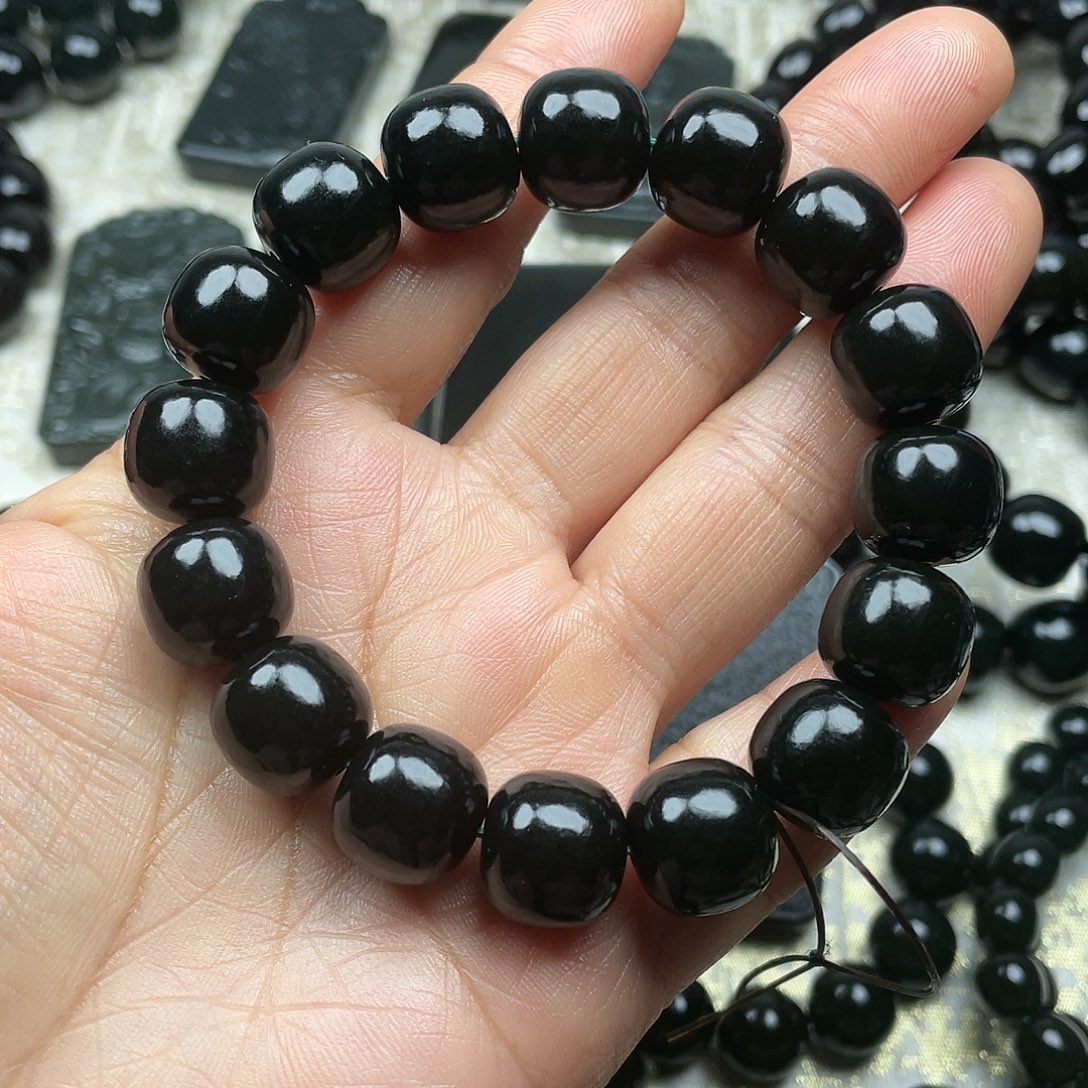 悟***空和田玉未镶嵌手串14老型细