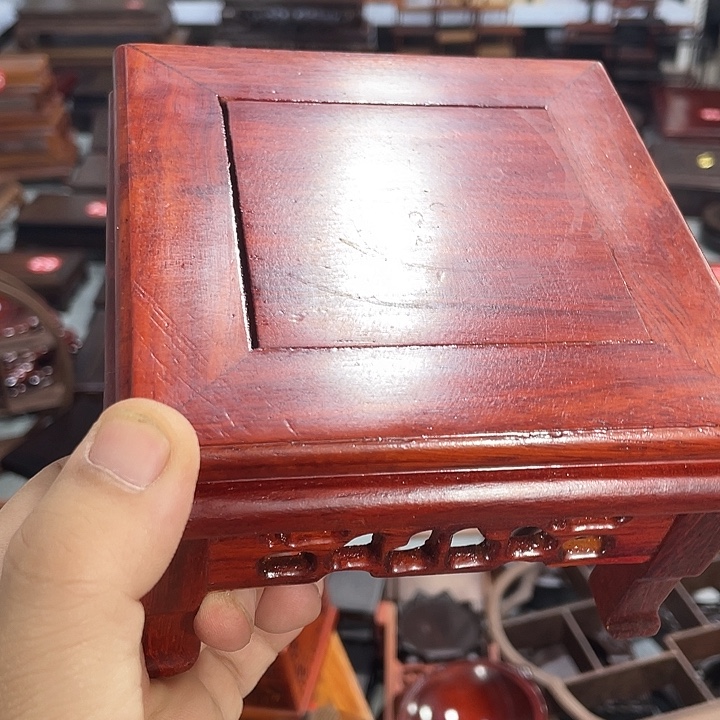 红木底座工艺品紫砂红木底座工艺品