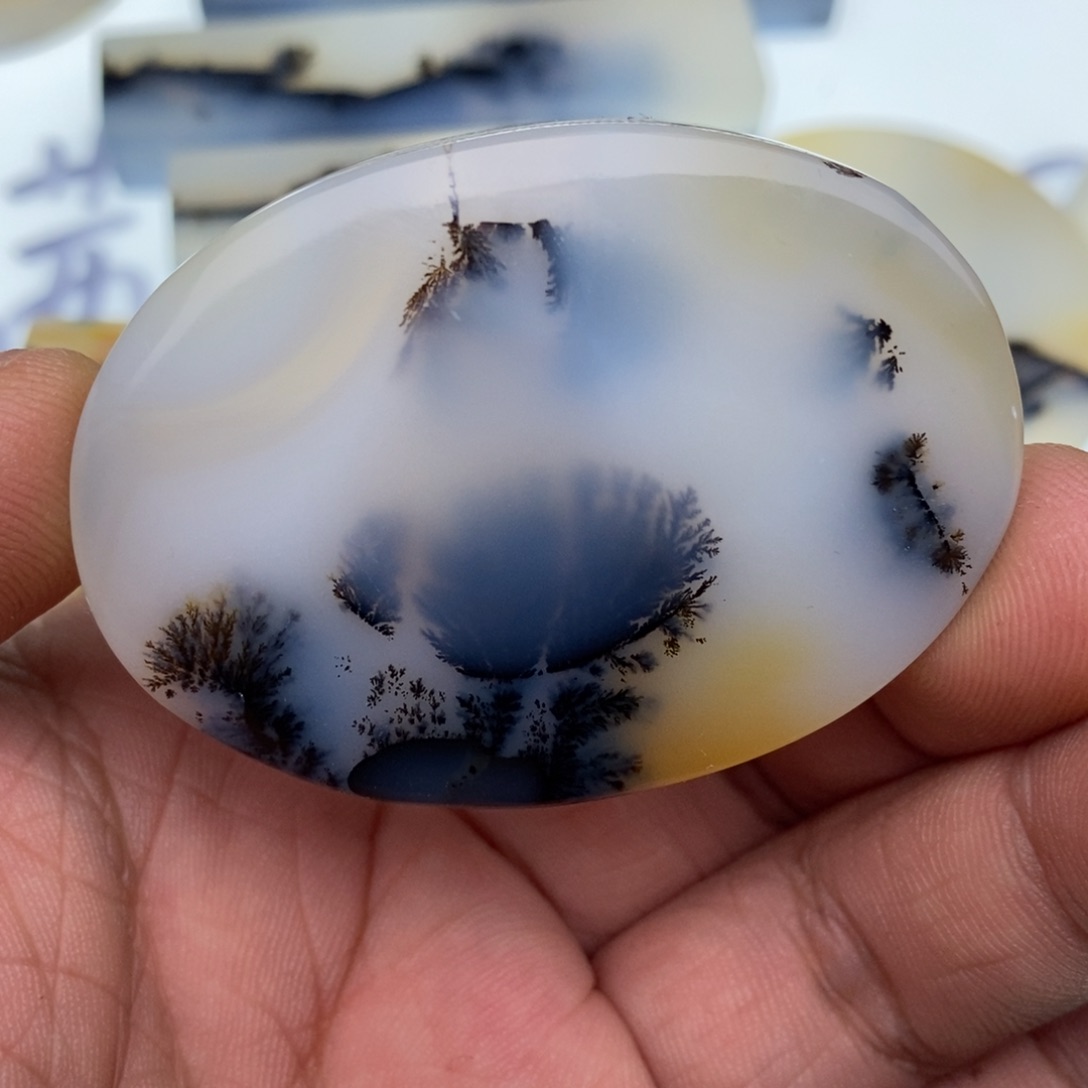 玛瑙/玉髓牌子足银镀金镶嵌