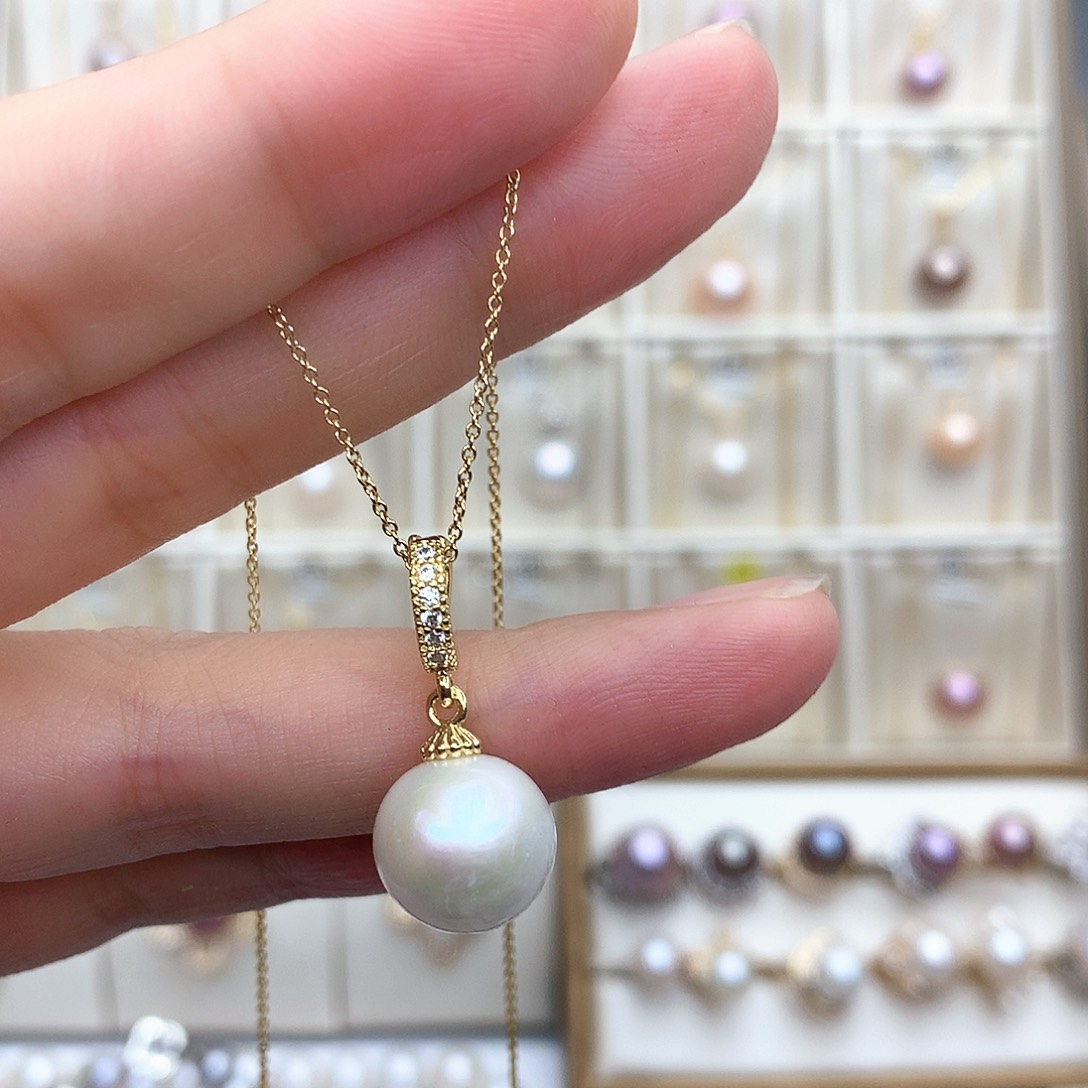 淡水珍珠颈饰合金