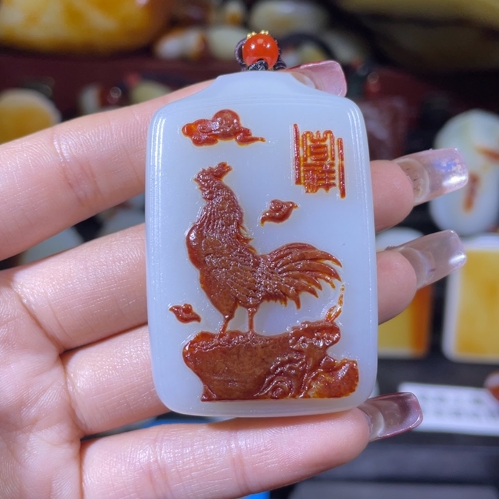 和田玉挂件未镶嵌顺***。