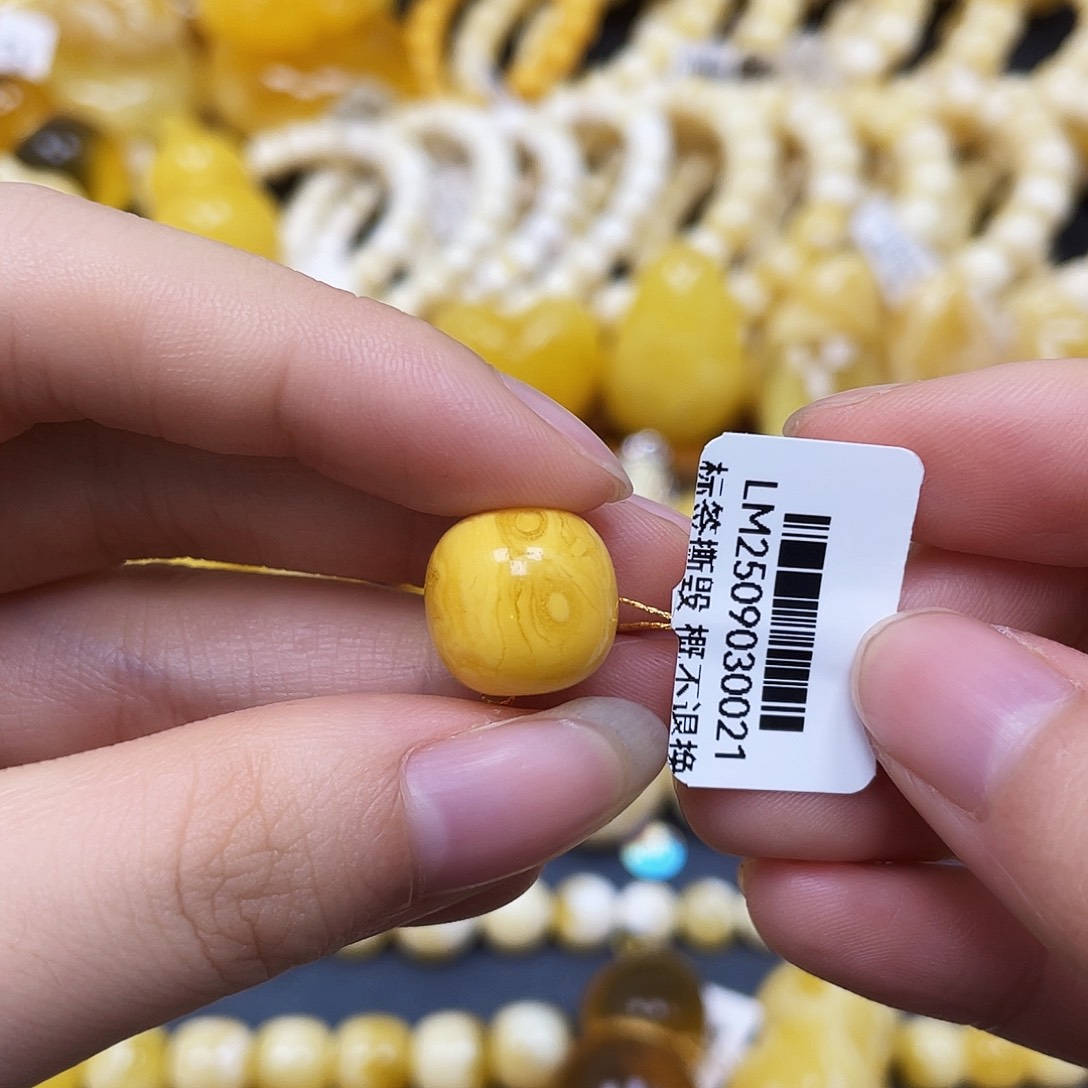 裸石蜜蜡未镶嵌老型13✖️13mm矿灰
