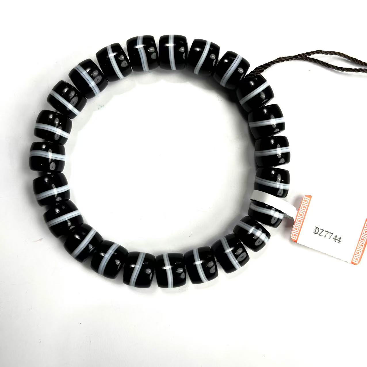 【宝韵】老型 一线药师 桶珠玛瑙 手串KC7744