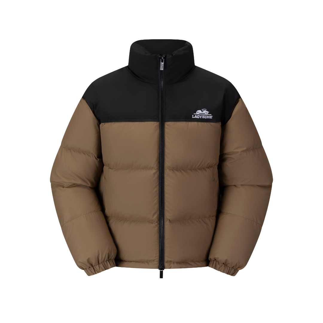 老爷车25年秋冬户外火山羽绒服男冬季加厚立领防寒面包服情侣款