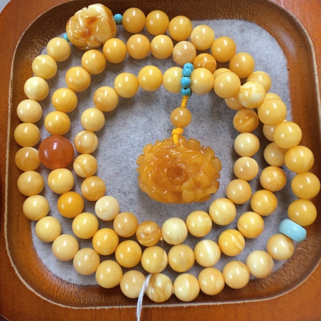 蜜蜡手串未镶嵌蜜蜡手串