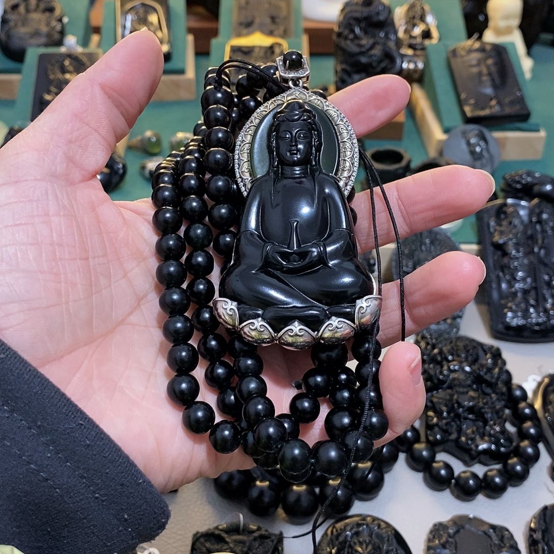 蛇纹石玉颈饰未镶嵌5**4