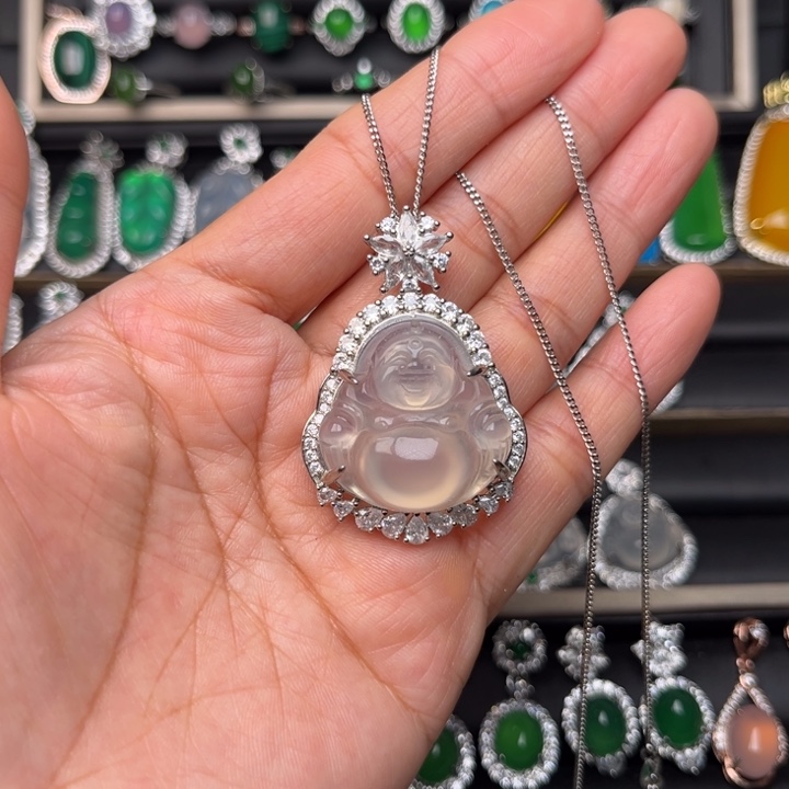 玛瑙/玉髓合金颈饰