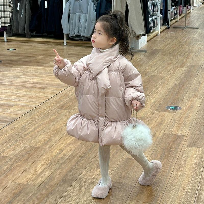 女童棉服女宝宝洋气棉服韩版冬季可爱女童洋气外套小童外套
