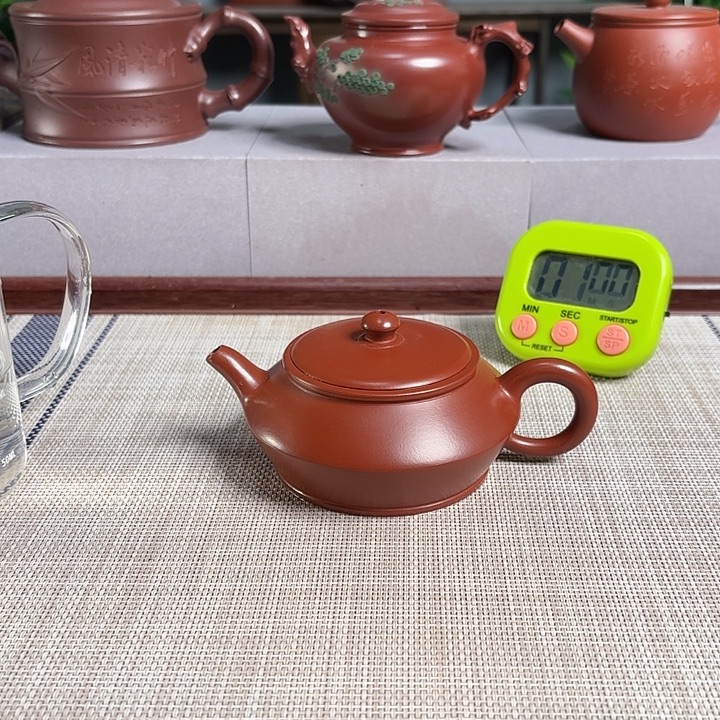 利***紫砂茶壶宜兴原矿泥料手工紫砂壶