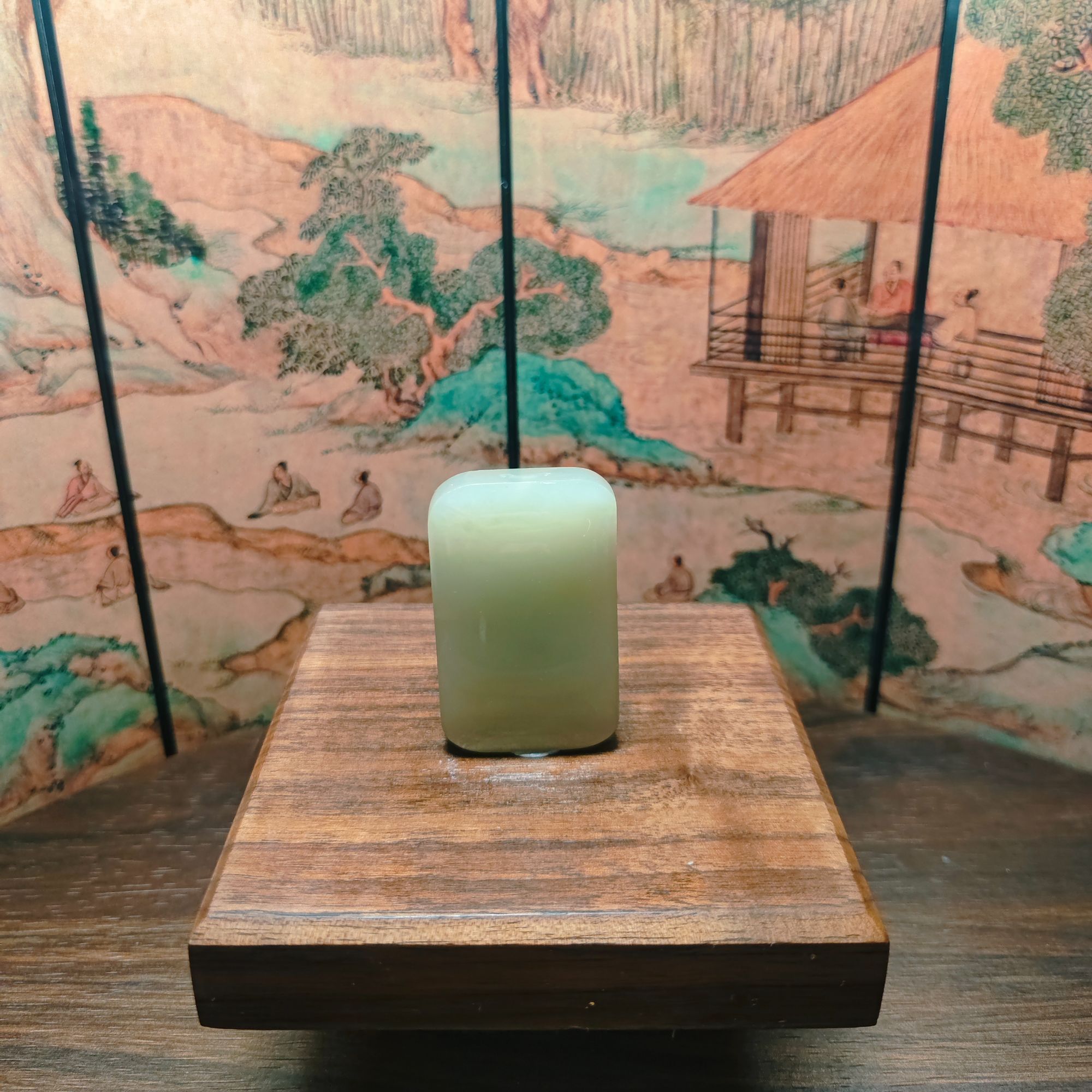 E和田玉无事牌吊坠0904