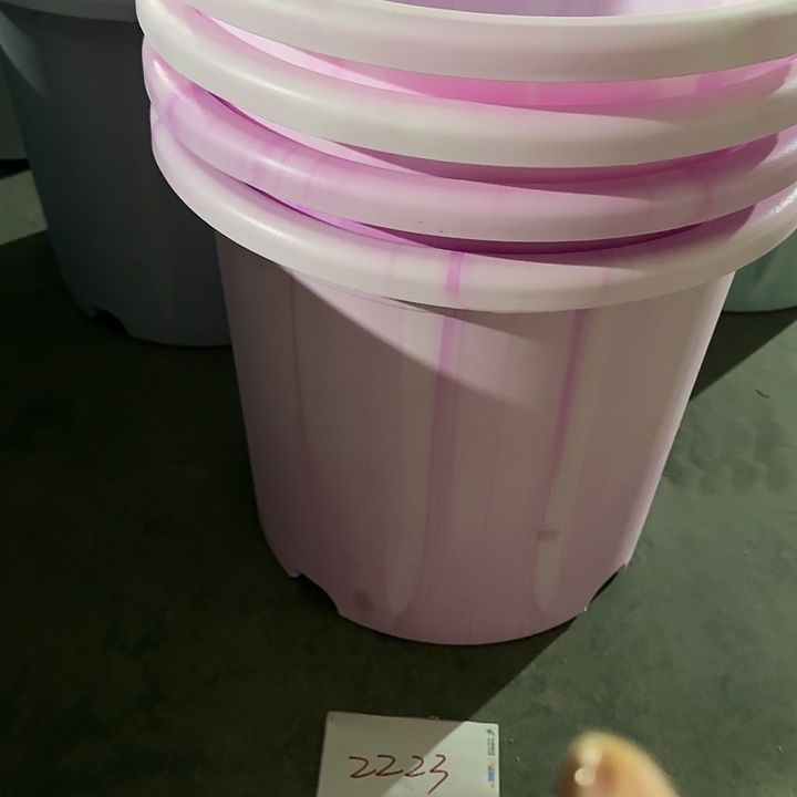 编号2223紫色琉璃无托4个