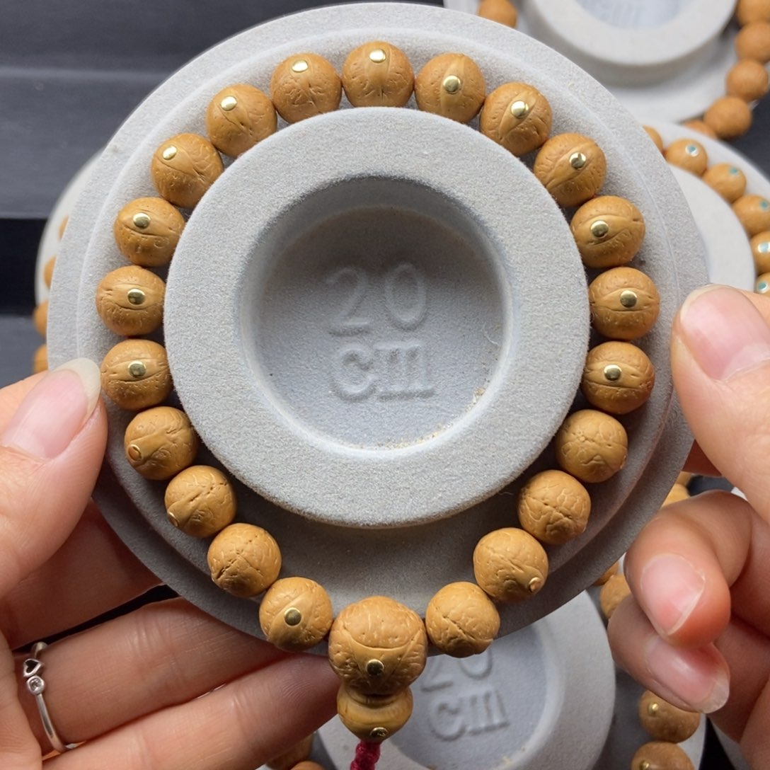 手串凤眼菩提11➕铜，25年籽