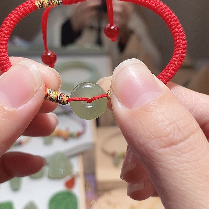 和田玉手绳未镶嵌