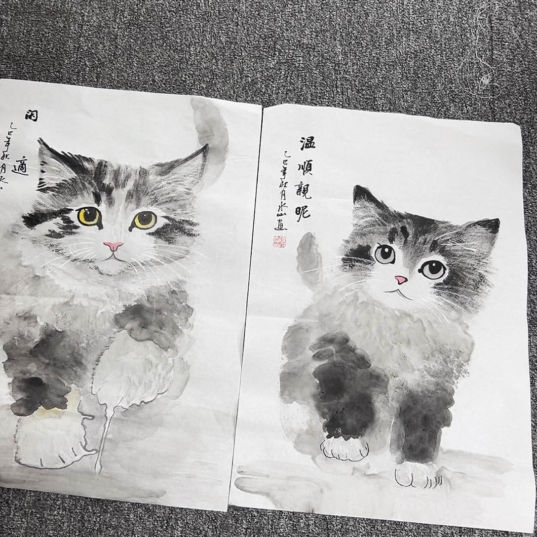 国画国画作品纯手绘