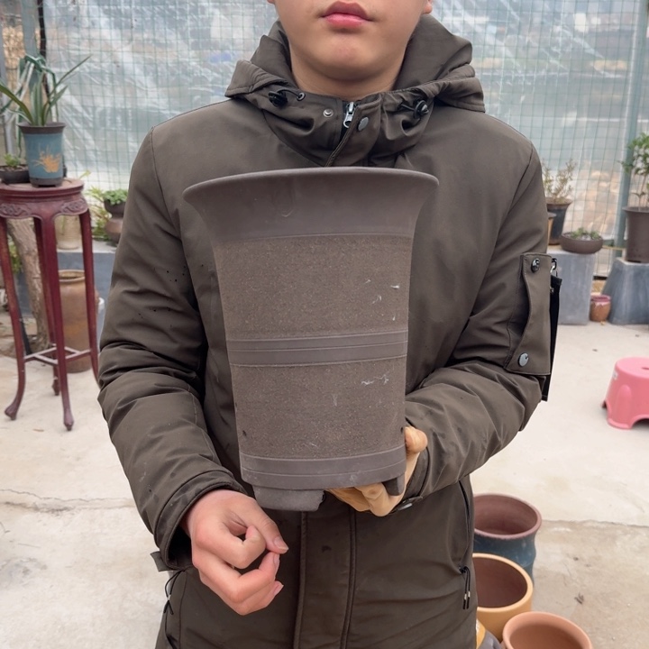 红陶紫砂花盆1111