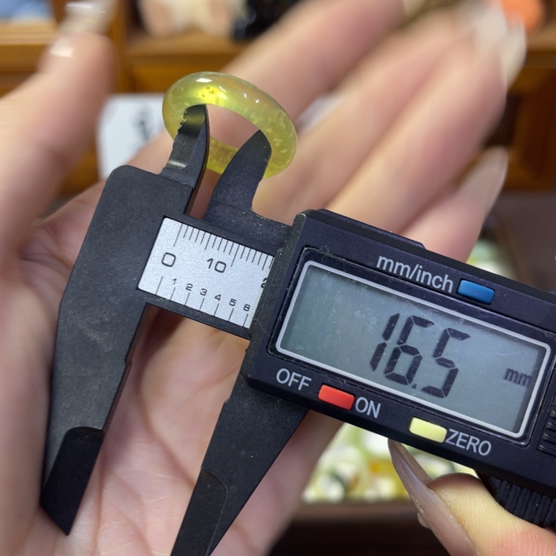 蛇纹石玉未镶嵌戒指37