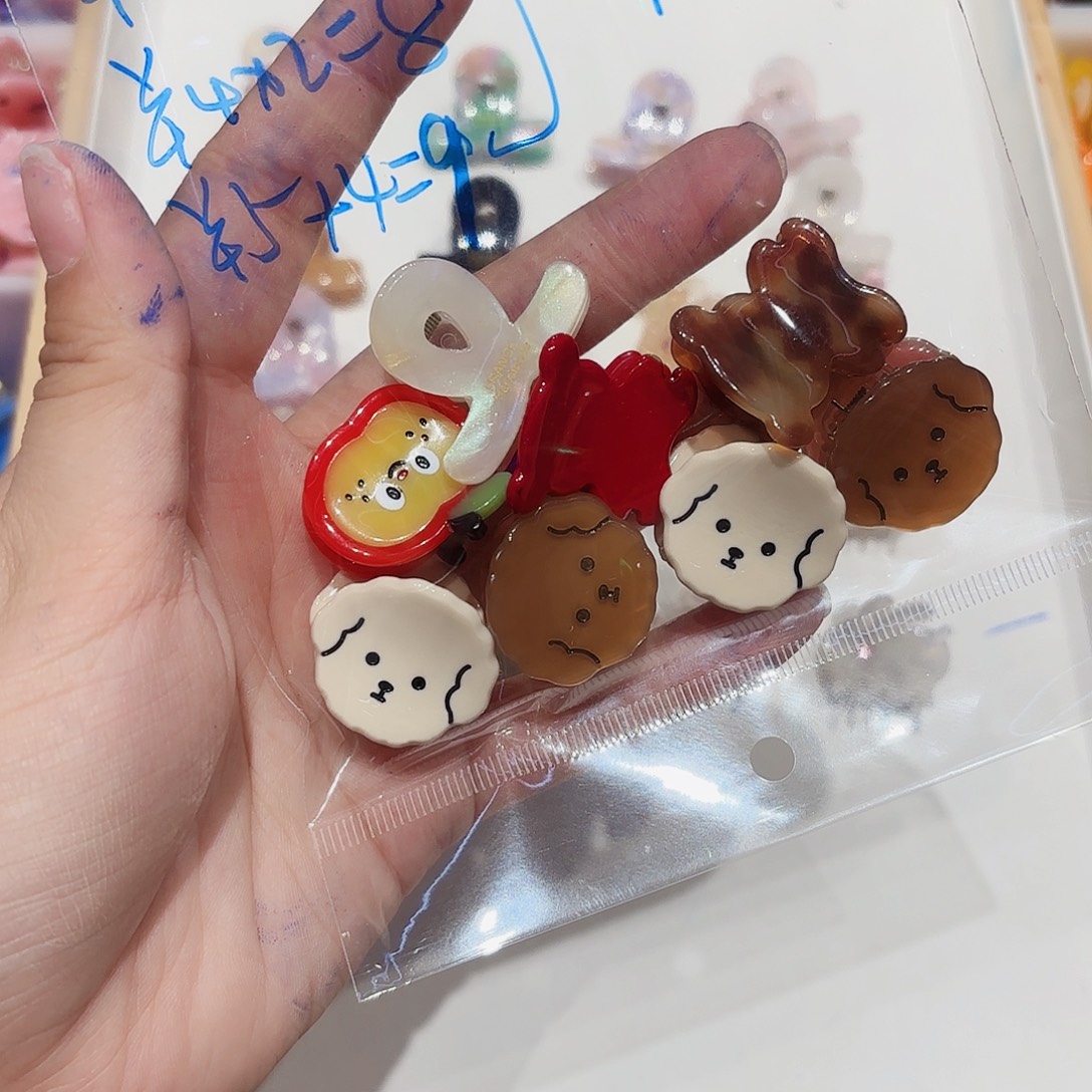 丽***头非金属发饰小可爱一组