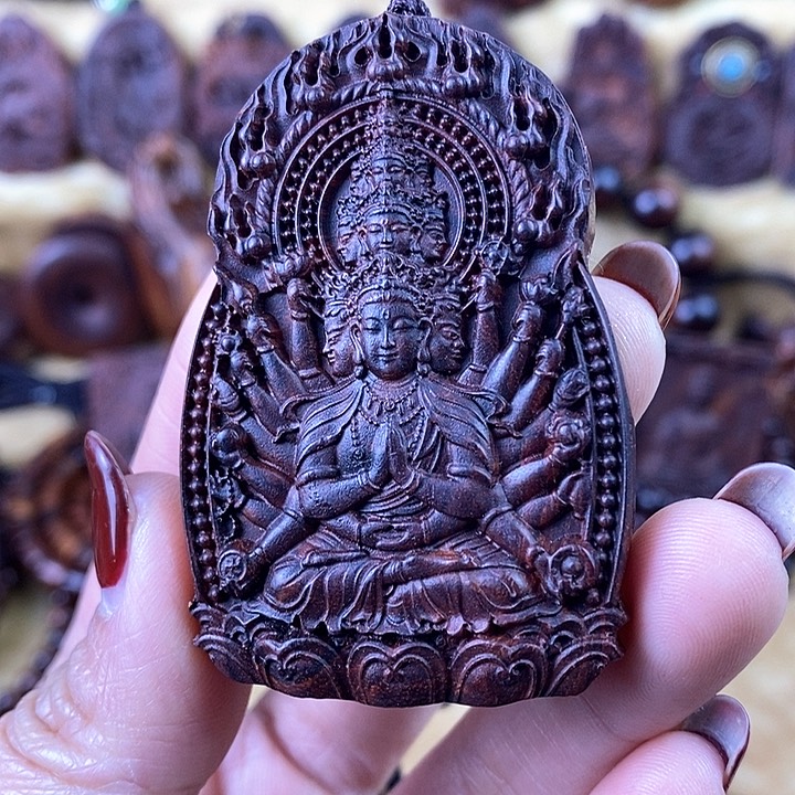 黄花梨/降香黄檀吊坠飘*