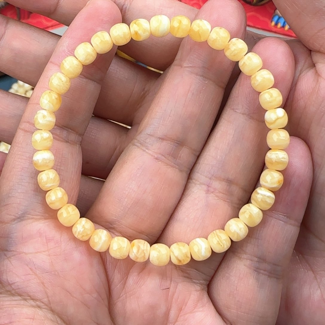 琥珀手链未镶嵌❥*喜5.5咪
