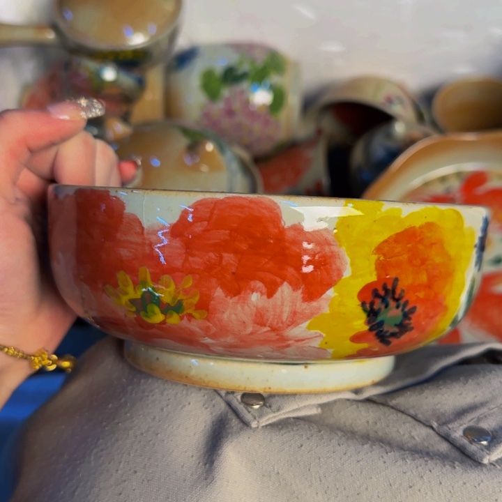 瓷片景德镇陶瓷手工手绘