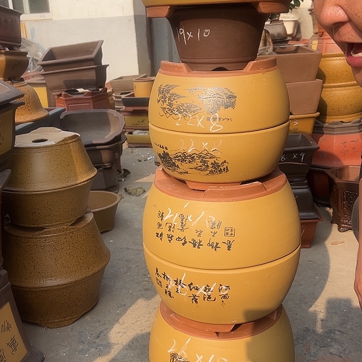 紫砂花盆紫砂花盆