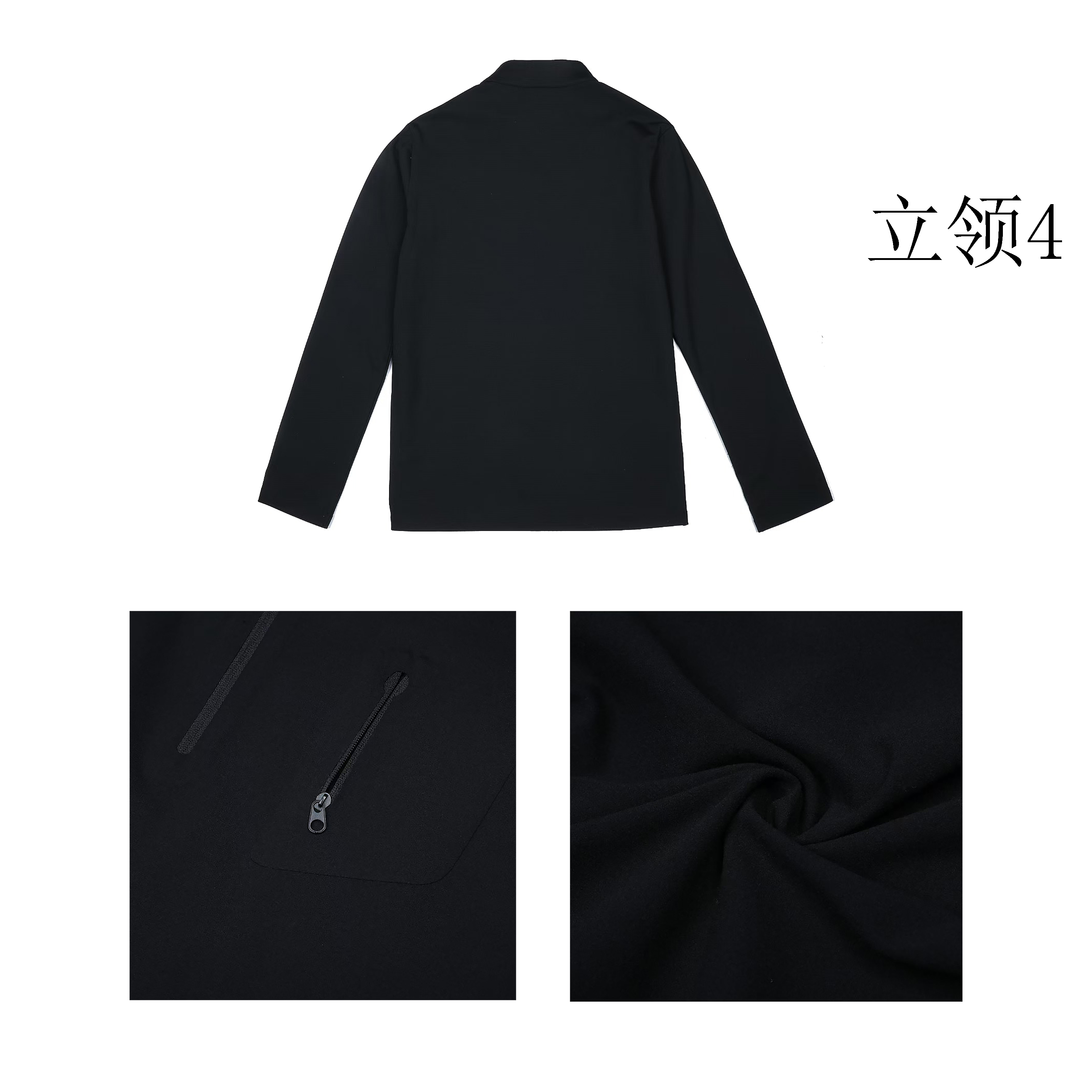ZQ高领新款男士加厚卫衣户外休闲时尚加厚拉链卫衣