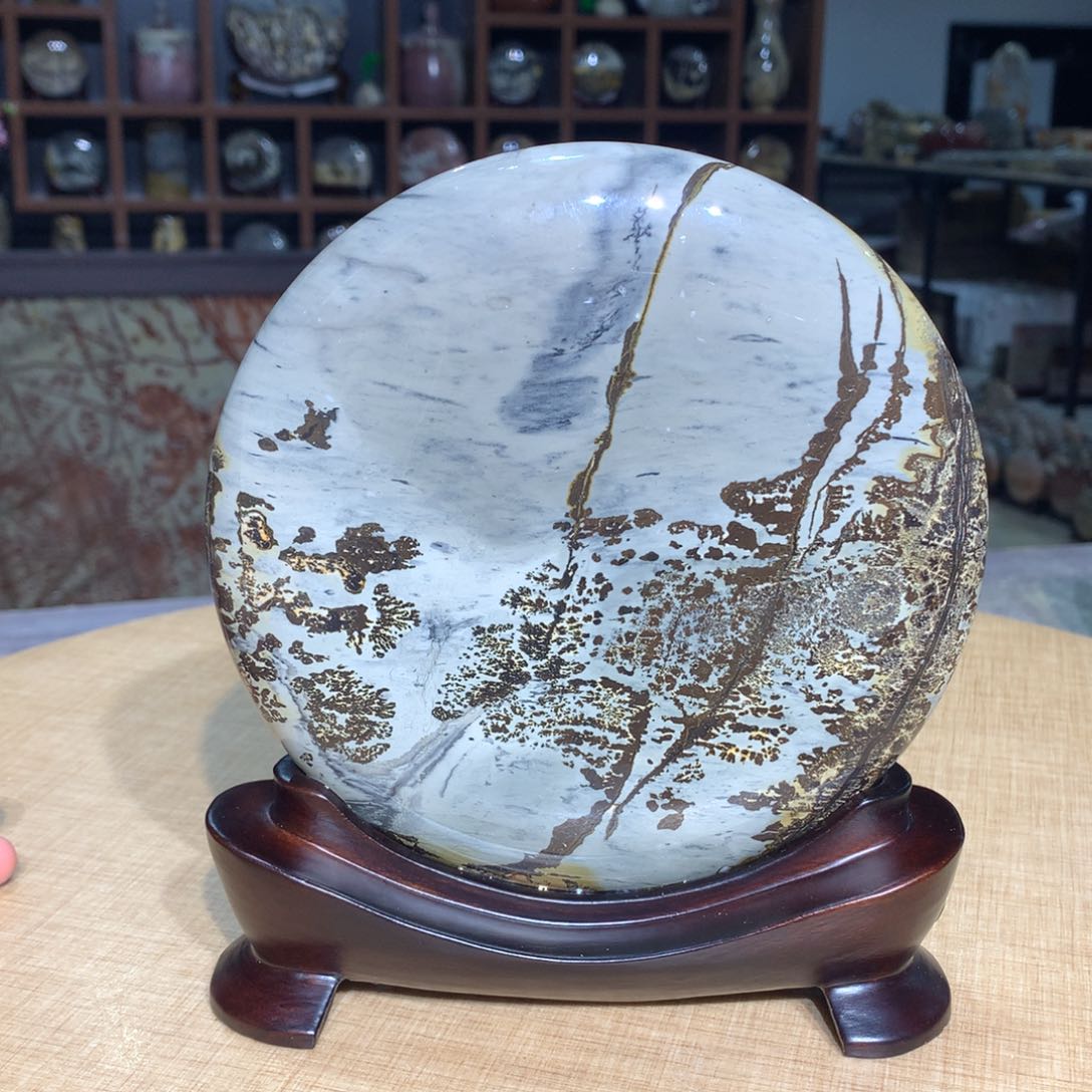 紫砂广西国画石，观赏收藏