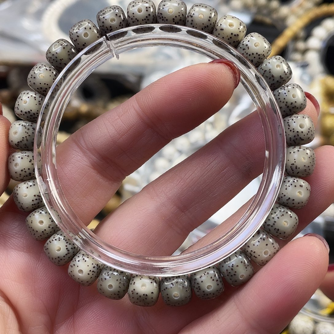 星月菩提吊坠糯冰料手串打灯头油润糯8/7