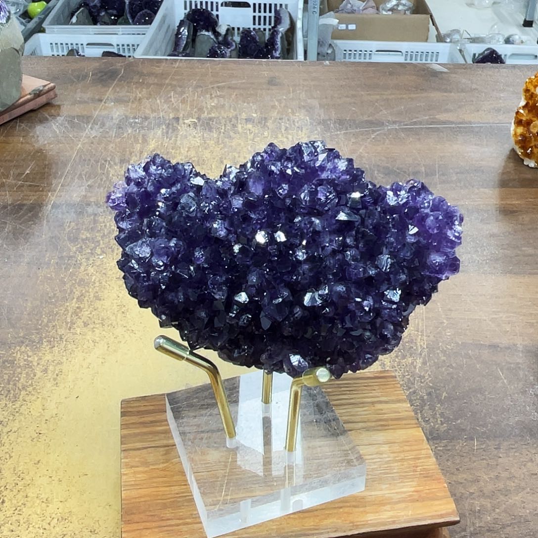 紫晶摆件未镶嵌晶体