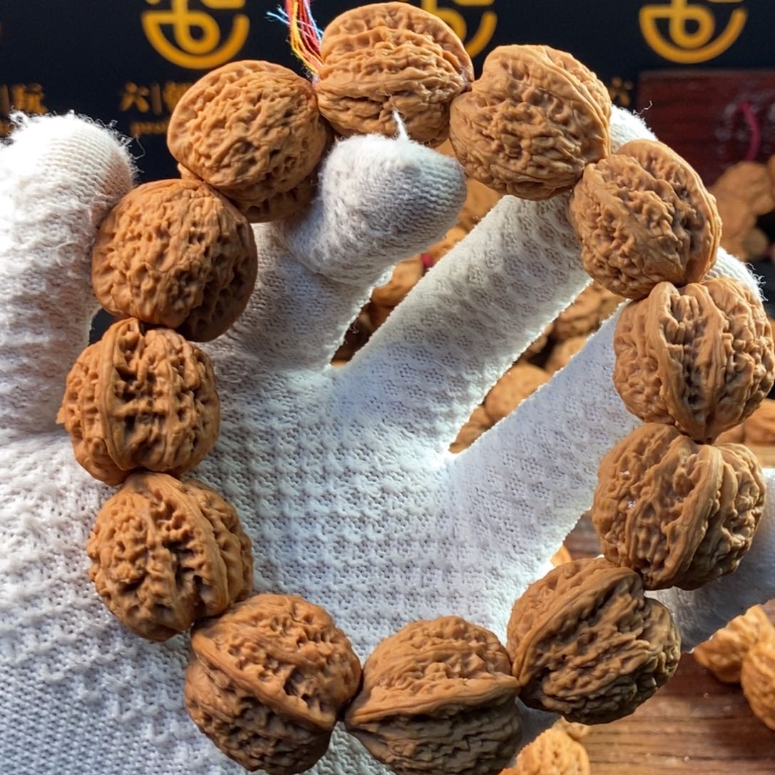 桃核手串顾虎头核桃