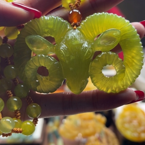 岫玉挂件未镶嵌挂件