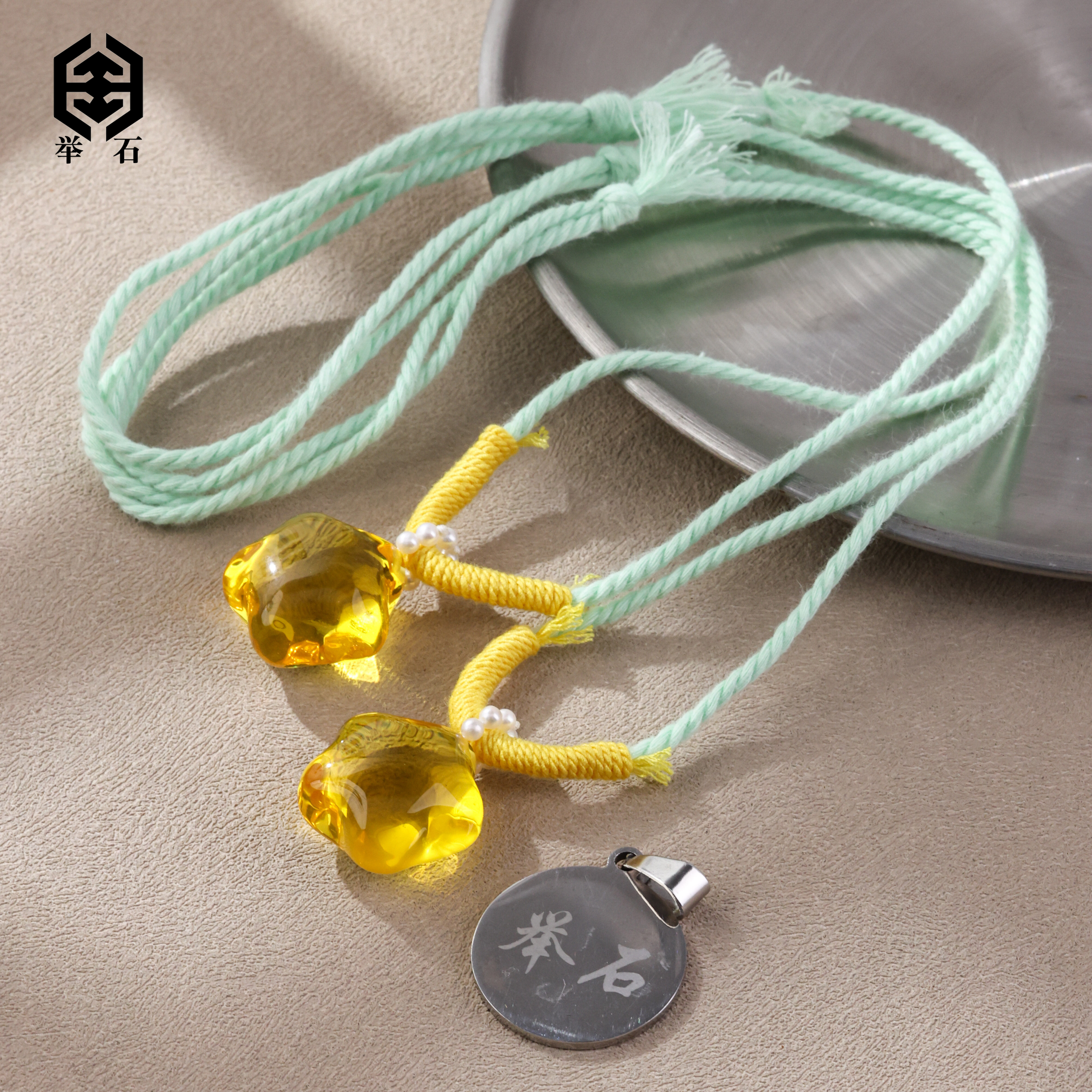 【举石饰品】X03-1195-2281琥珀吊坠（一件/多样性发）u