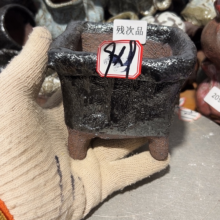 粗陶花盆制作就这样的