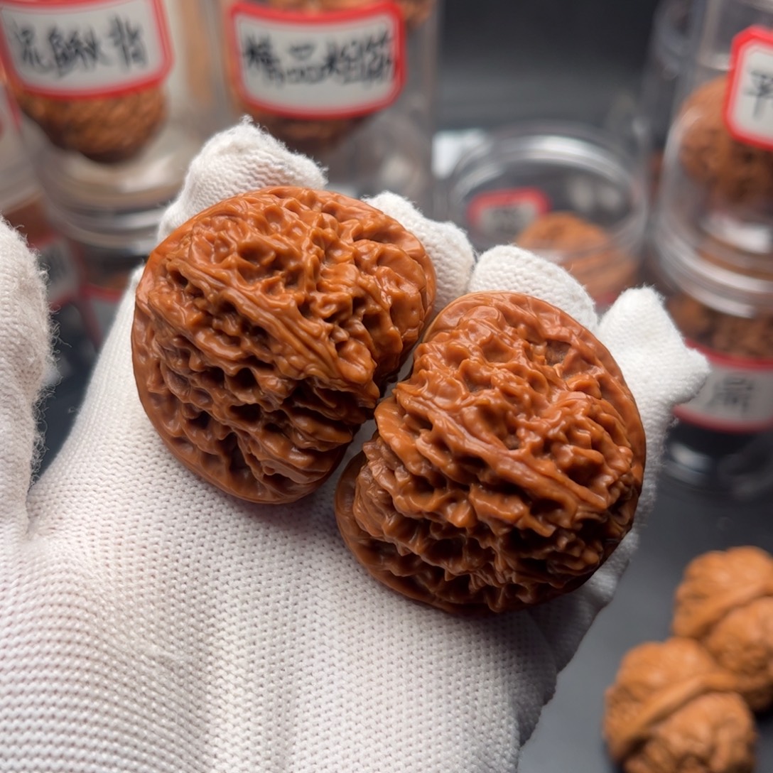 把件文玩核桃43.5胖三角南疆