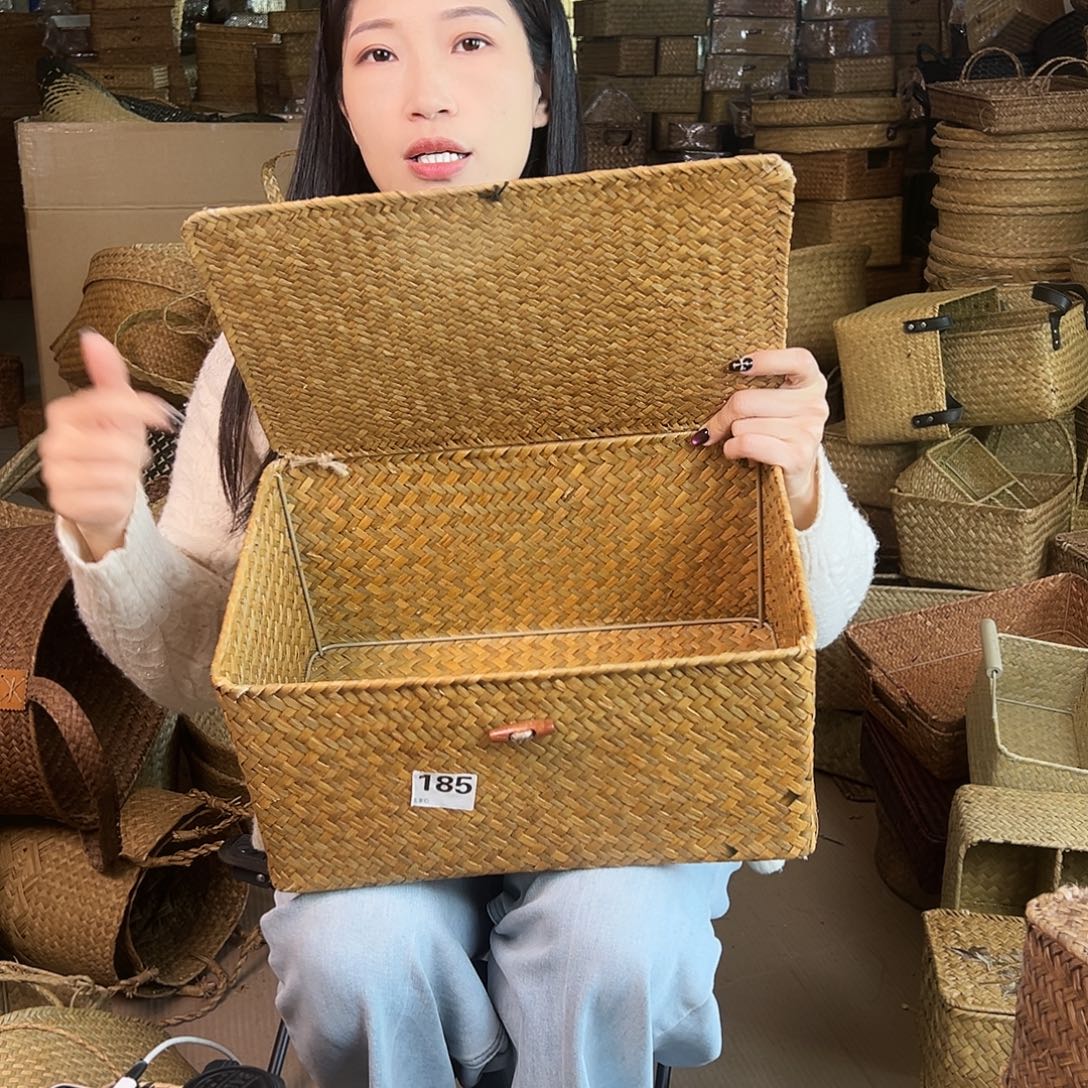 草编草编包/草编收纳盒微瑕疵