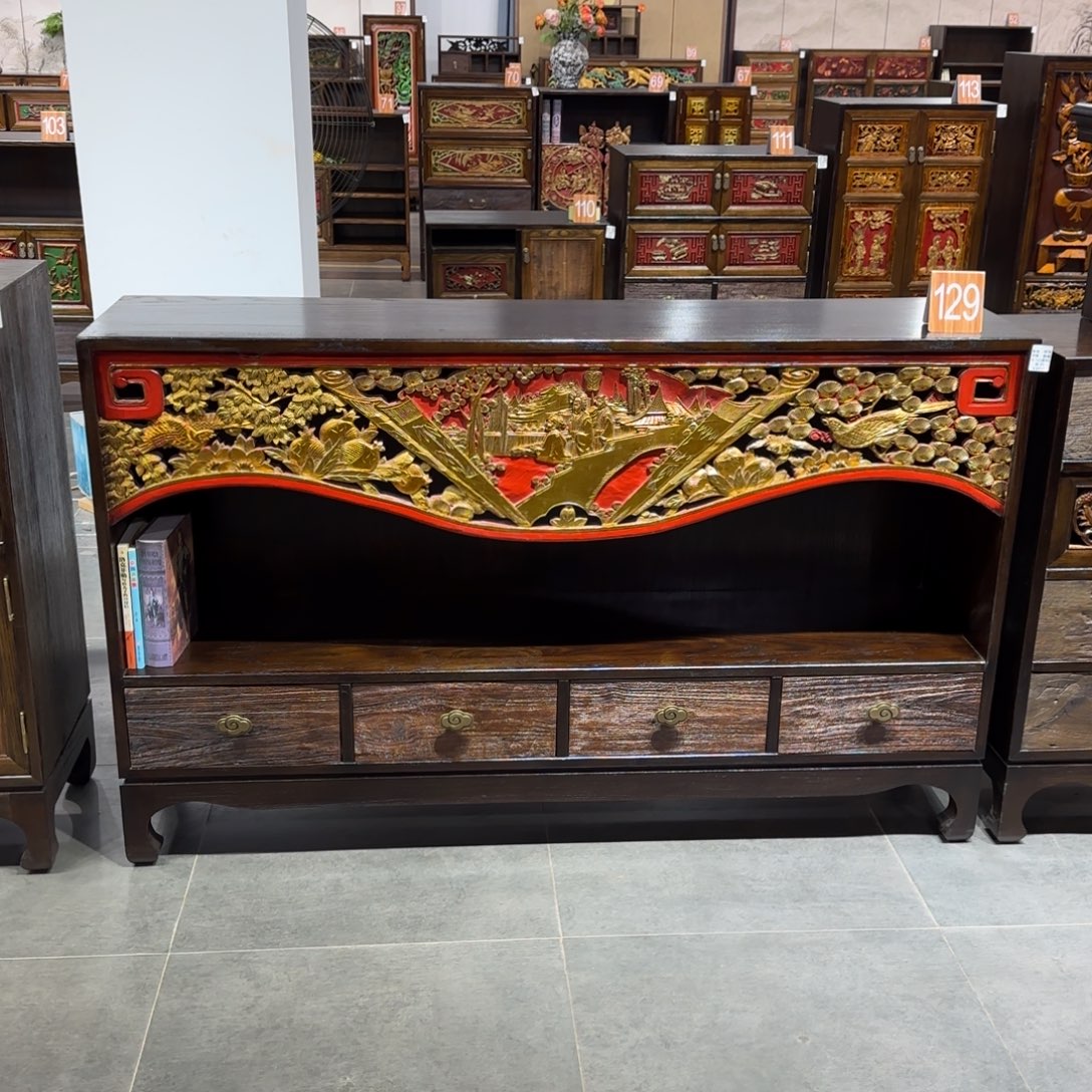 吴***仁复古家具玄关柜大柜